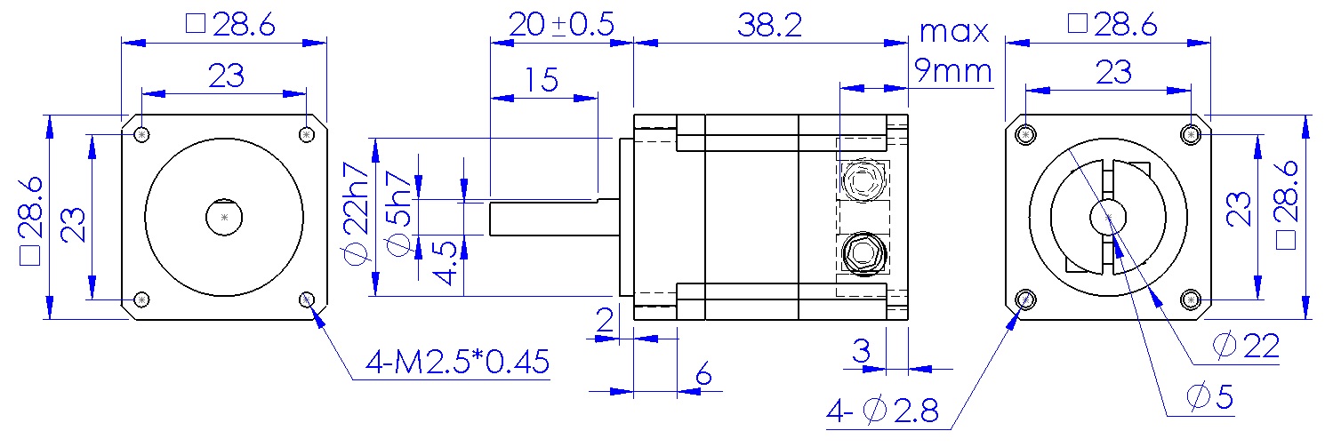 行星式減速機 28型 ZPB-28(超值版):圖片 2